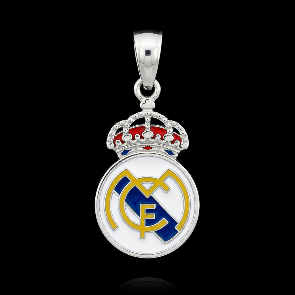 Dije Real Madrid con azul original y amarillo interior